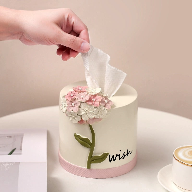 Flower Tissue Box