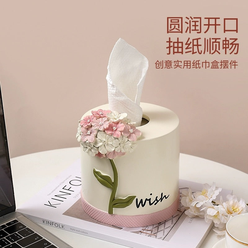 Flower Tissue Box