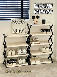 No Installation Folding Shoe Rack