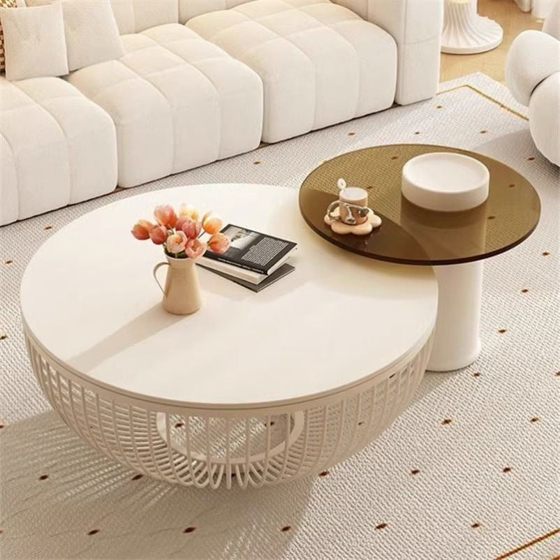 Creamy White Coffee Table