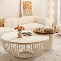 Creamy White Coffee Table