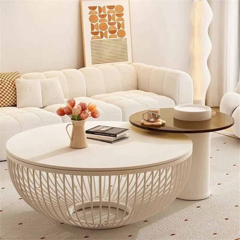 Creamy White Coffee Table