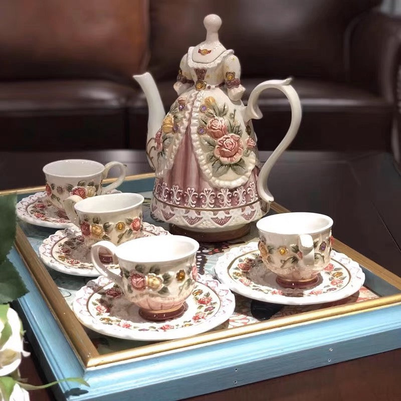 Vane Tea Set Victorian Rose Tea Set – Aniu Home