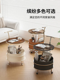 Double-Layer Leather Cart