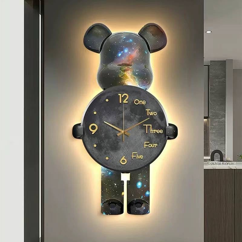 Fluid Bear Wall Clock