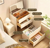 Luxe Compact Vanity Desk with Hidden Storage#882