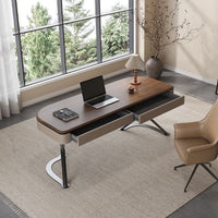 ExecutiveLuxe Walnut Desk