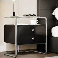 ForgeEdge Steel Nightstand