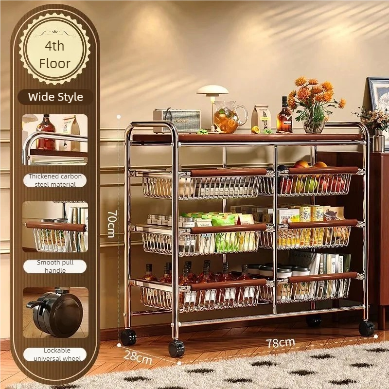 Urban Loft Rolling Storage Cart