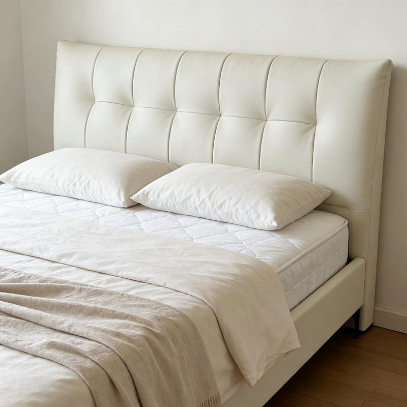 Softline Tufted Upholstered Bed#28