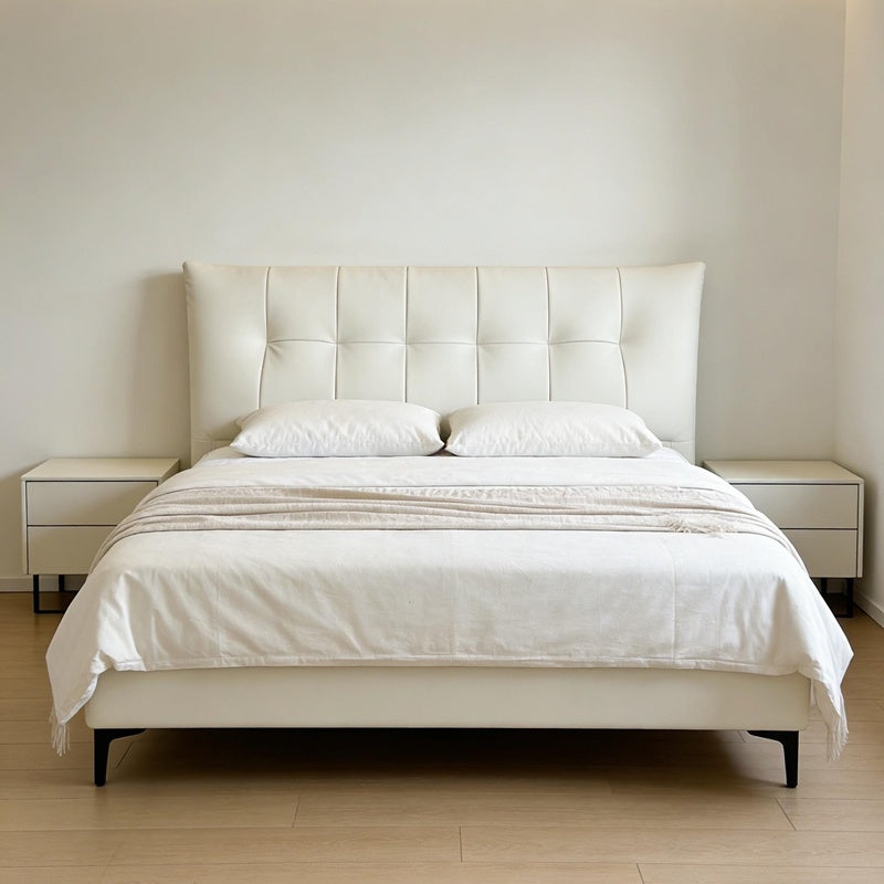 Softline Tufted Upholstered Bed#28
