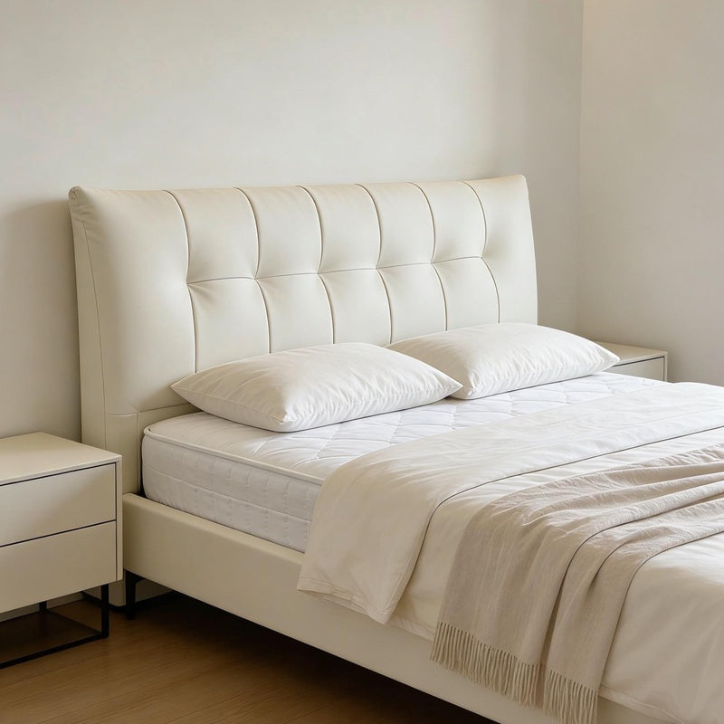 Softline Tufted Upholstered Bed#28