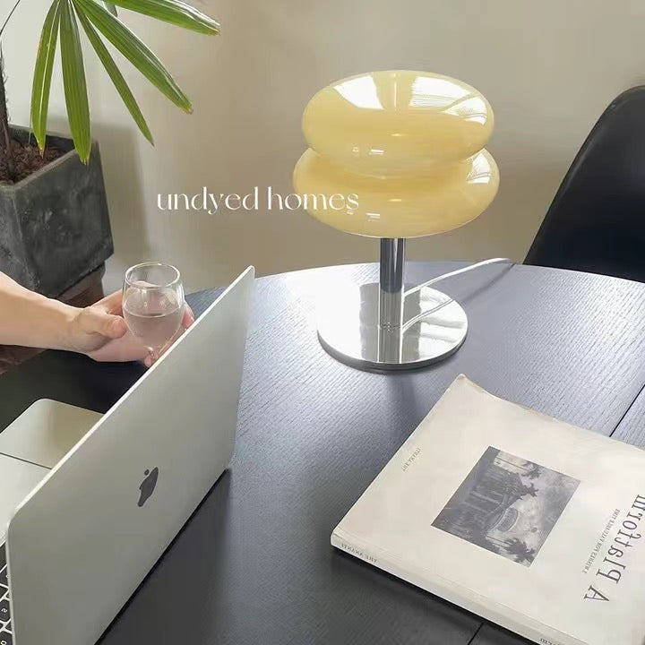 Cream Yellow Table Lamp