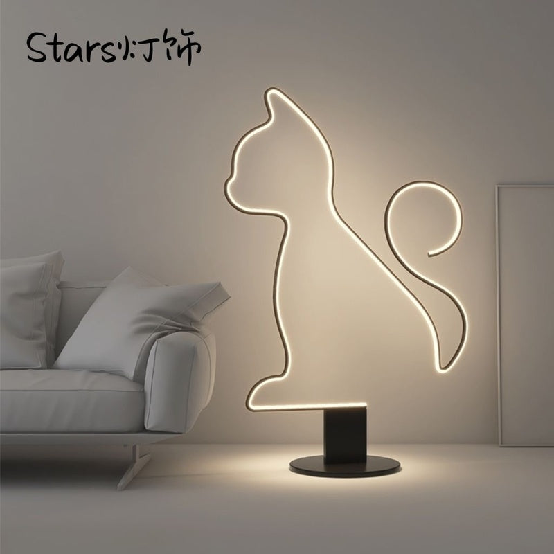 Whisker Glow Cat Floor Lamp