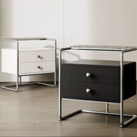 ForgeEdge Steel Nightstand