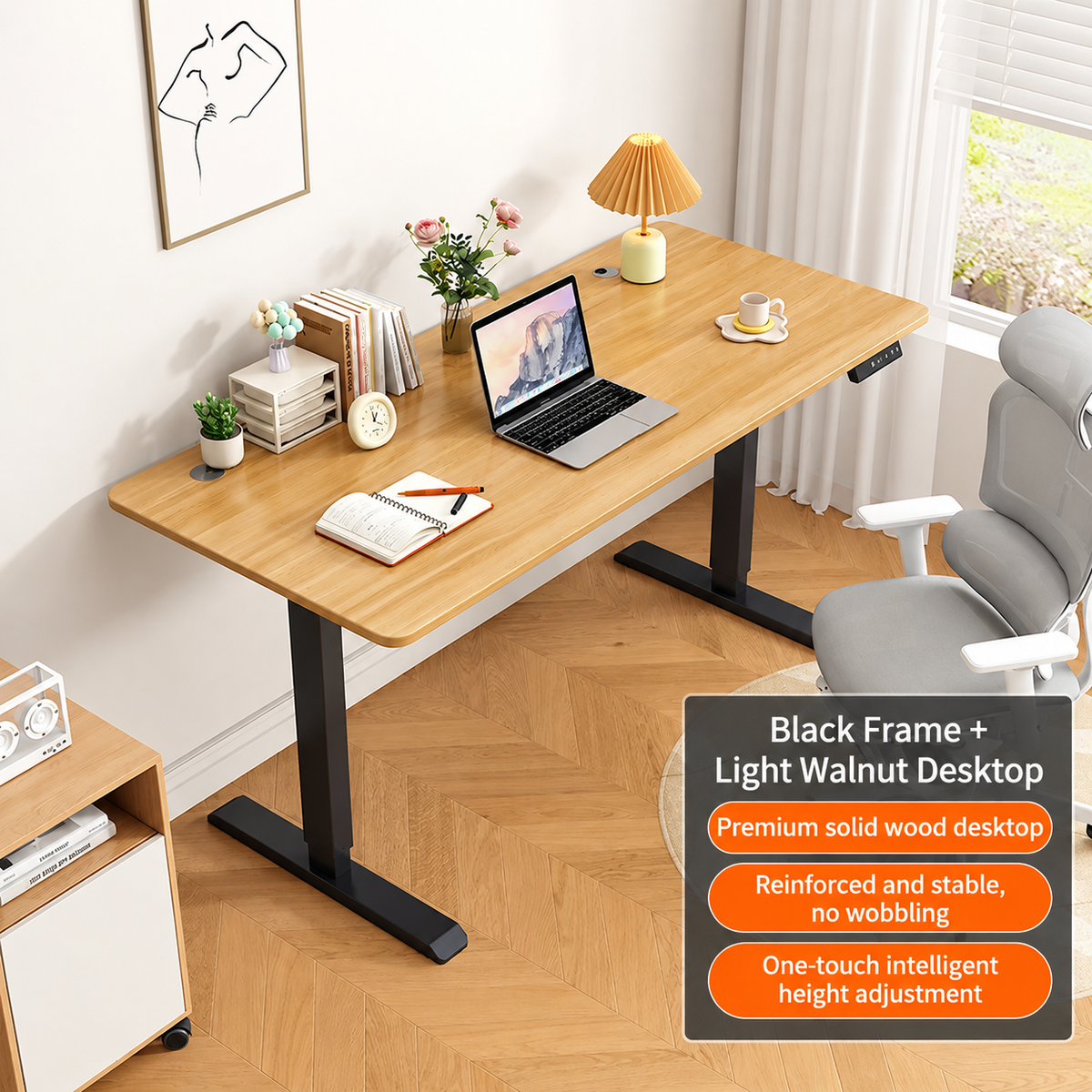 ElevateMax Pro – Smart Dual Motor Standing Desk