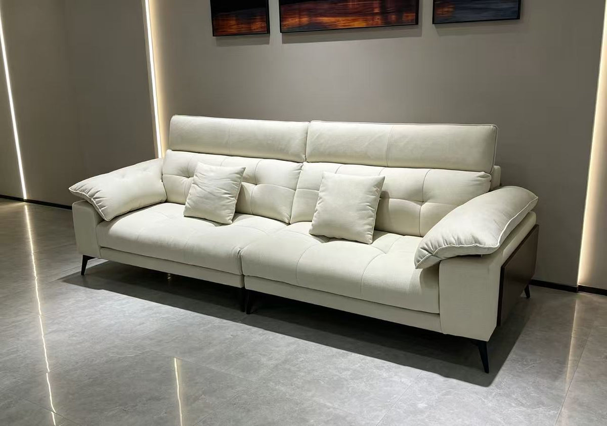 Serene Haven Plush Fabric Sofa