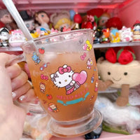 Sweet Charm Clear Glass Mug