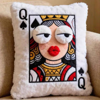 Queen of Spades Plush Pillow