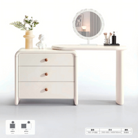 Cloud Curve Vanity Desk#T663-3