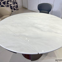 Aurelia Round Stone Dining Table#H2599