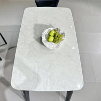 Linea Stone Rectangular Dining Table#H612