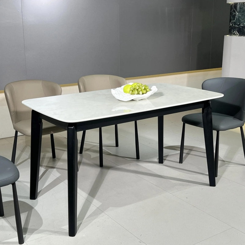 Linea Stone Rectangular Dining Table#H612